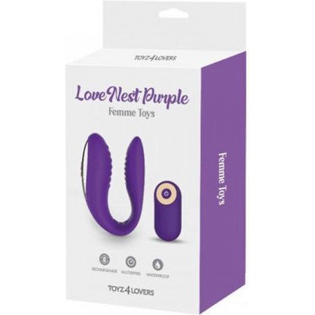 VIBRATORE VAGINALE PER COPPIA PURPLE LOVE NEST